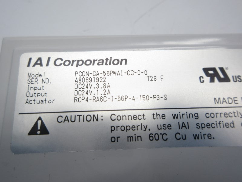 IAI PCON-CA-56PWAI-CC-0-0 24VDC 3.8A NSNP