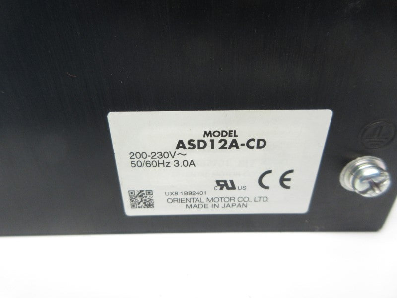 ORIENTAL MOTOR ASD12A-CD 200-230V 3.0A NSNP