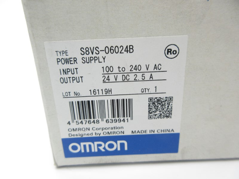 OMRON S8VS-06024B 100-240VAC 1.7A NSMP