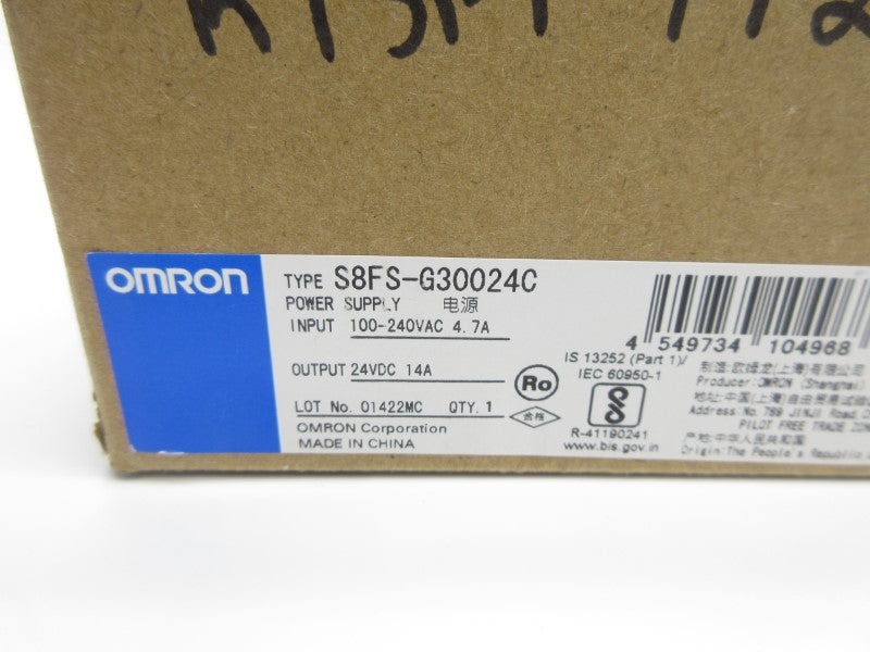 OMRON S8FS-G30024C 100-240VAC 4.7A NSMP