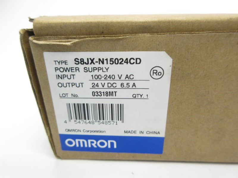 OMRON S8JX-N15024CD 100-240VAC 3.5A NSMP
