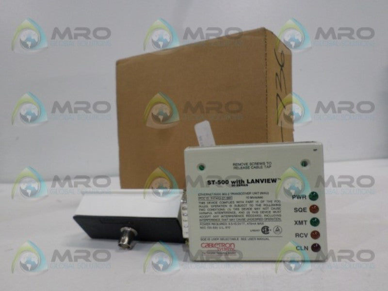 CABLETON SYSTEMS ST500-03 LANVIEW ENET TRANSCEIVER NSMP
