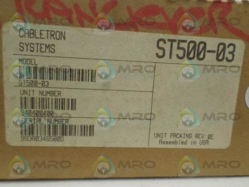 CABLETON SYSTEMS ST500-03 LANVIEW ENET TRANSCEIVER NSMP
