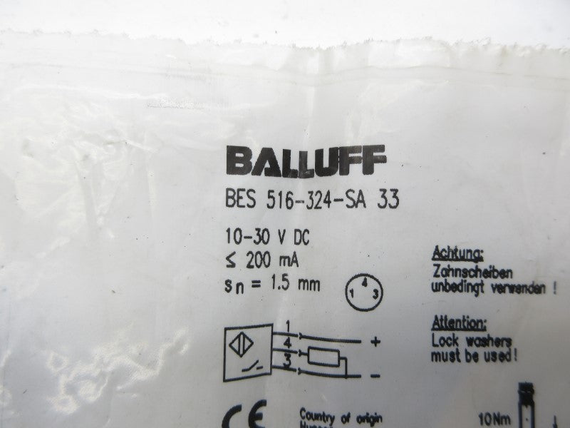 BALLUFF BES516-324-SA33 10-30VDC NSMP