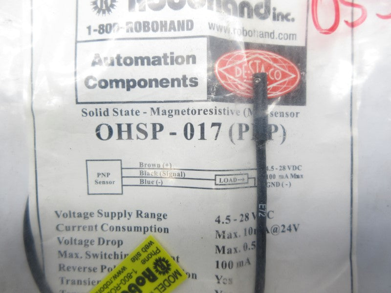 ROBOHAND OHSP-017(PNP) 4.5-28VDC NSMP