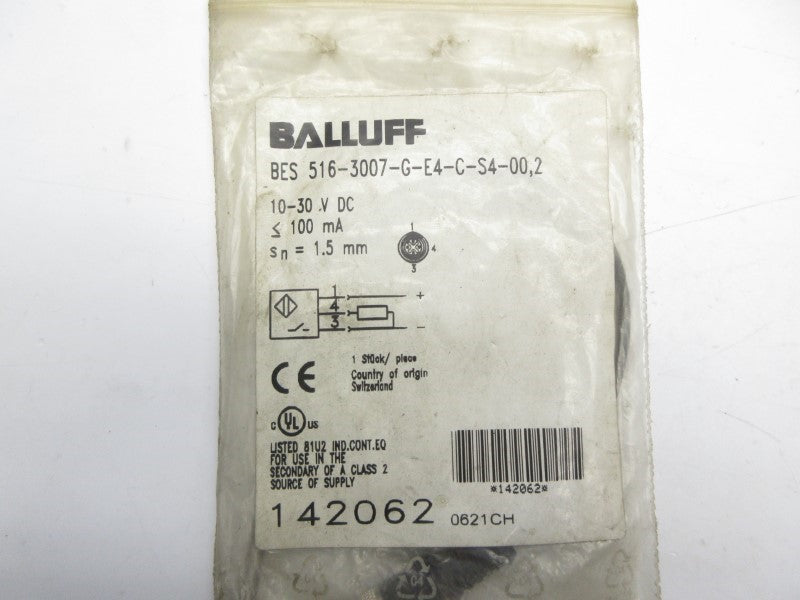 BALLUFF BES516-3007-G-E4-C-S4-00,2 10-30VDC NSMP