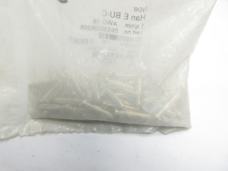 HARTING 09330006205 HANEBU-C (PKG OF 100) NSMP