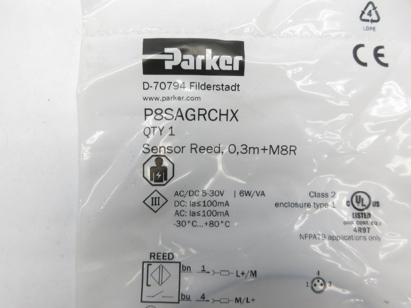 PARKER P8SAGRCHX 5-30VDC NSMP