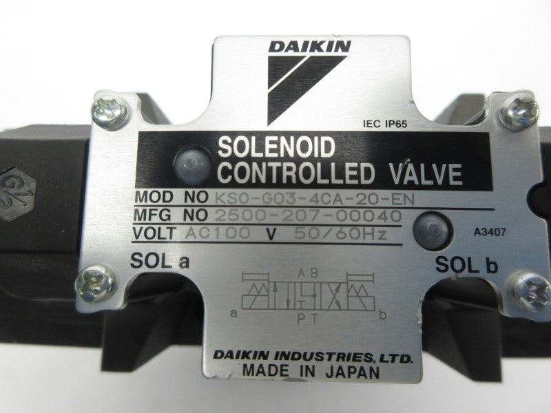 DAIKIN KSO-G03-4CA-20-EN 100VAC NSNP
