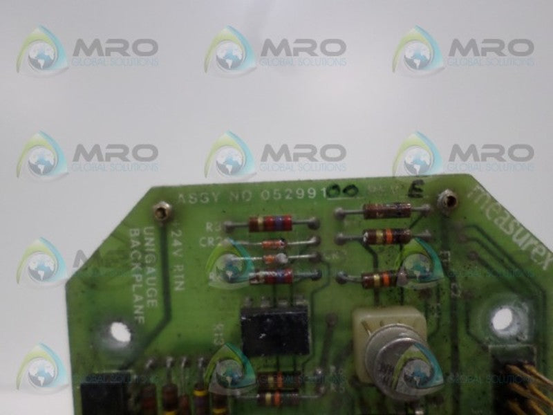 MEAUSUREX 05299100 UNIGAUGE BACKPLANE UNMP