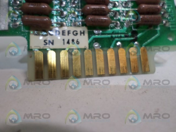 MEAUSUREX 05298100 TEMP CONTROL BOARD UNMP