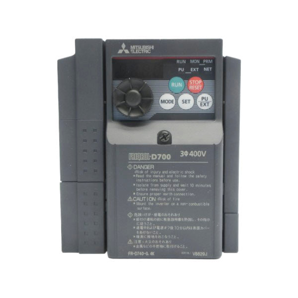 MITSUBISHI ELECTRIC FR-D740-0.4K 380-480VAC 1.8A NSNP