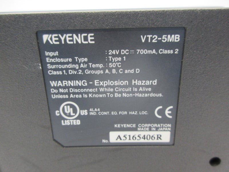 KEYENCE VT2-5MB 24VDC NSNP