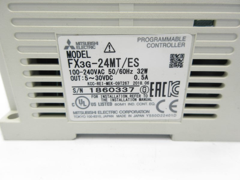 MITSUBISHI FX3G-24MT/ES 100-240VAC NSNP