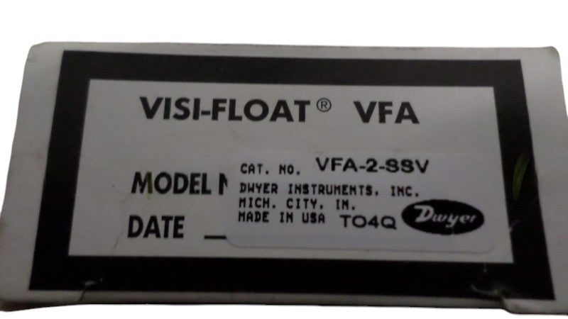 DWYER VFA-2-SSV FLOWMETER NSMP