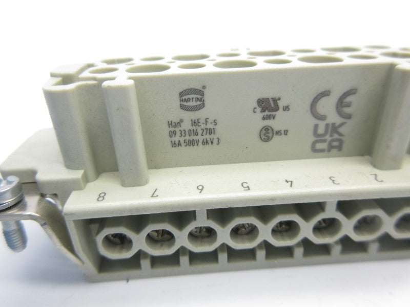 HARTING 09330162701 HAN16E-F-S 500V 16A NSNP