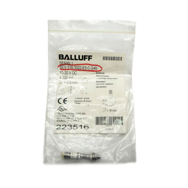 BALLUFF BES516-3022-E5-C-S49 BES00L1 10-30VDC NSMP