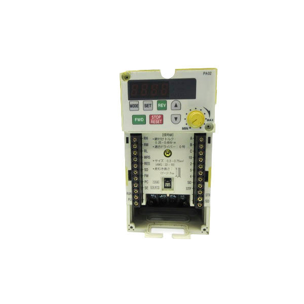 MITSUBISHI FR-E520-0.1K 200-240VAC 1.5A (NO DOOR) UNMP