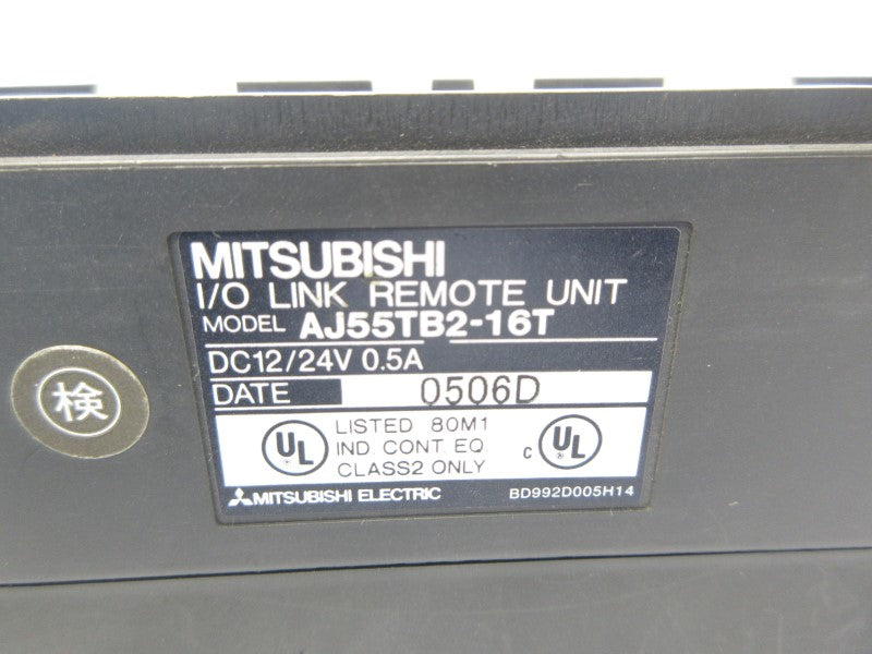 MITSUBISHI AJ55TB2-16T 12/24VDC 0.5A UNMP