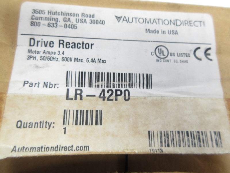 AUTOMATION DIRECT LR-42P0 600V 6.4A NSMP