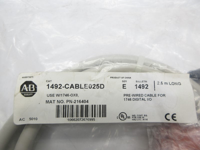 ALLEN BRADLEY 1492-CABLE025D SER. E NSMP