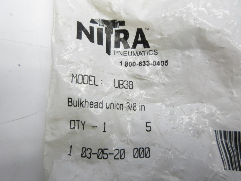 NITRA UB38 3/8" (PKG OF 5) NSMP