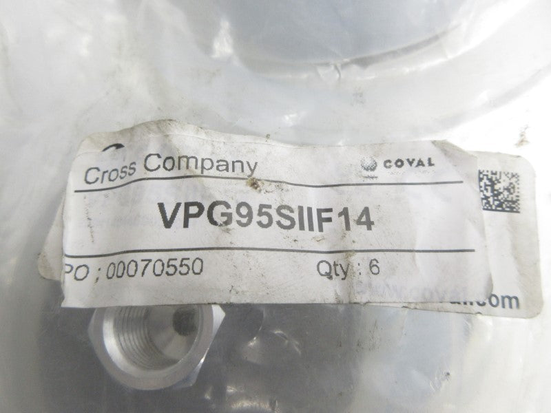 COVAL VPG95SIIF14 (PKG OF 6) NSMP