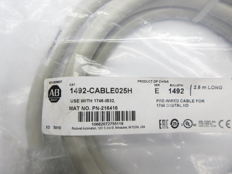 ALLEN BRADLEY 1492-CABLE025H SER. E NSMP