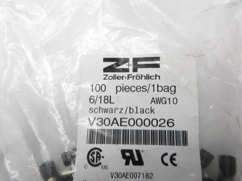 ZOLLER+FROHLICH V30AE000026 (APPROX. OF 100) NSMP