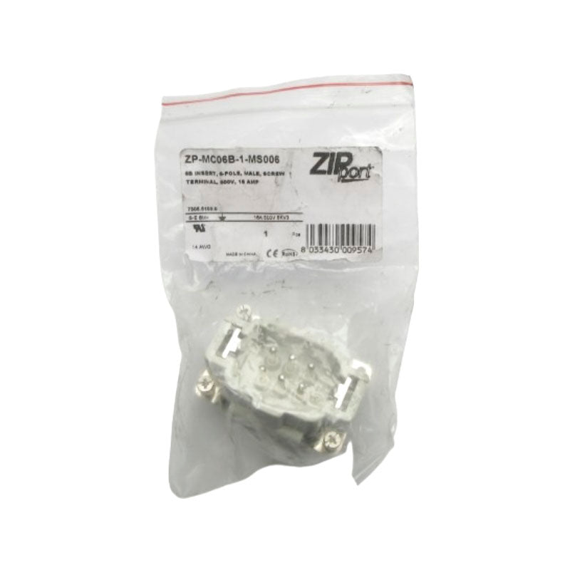 ZIP PORT ZP-MC06B-1-MS006 600V 16A NSMP