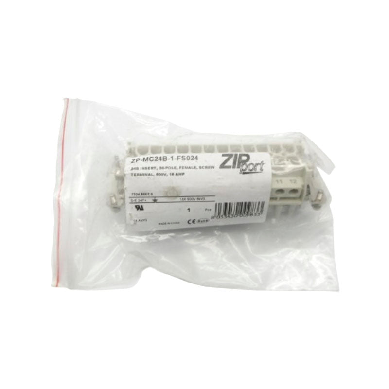 ZIP PORT ZP-MC24B-1-FS024 600V 16A NSMP