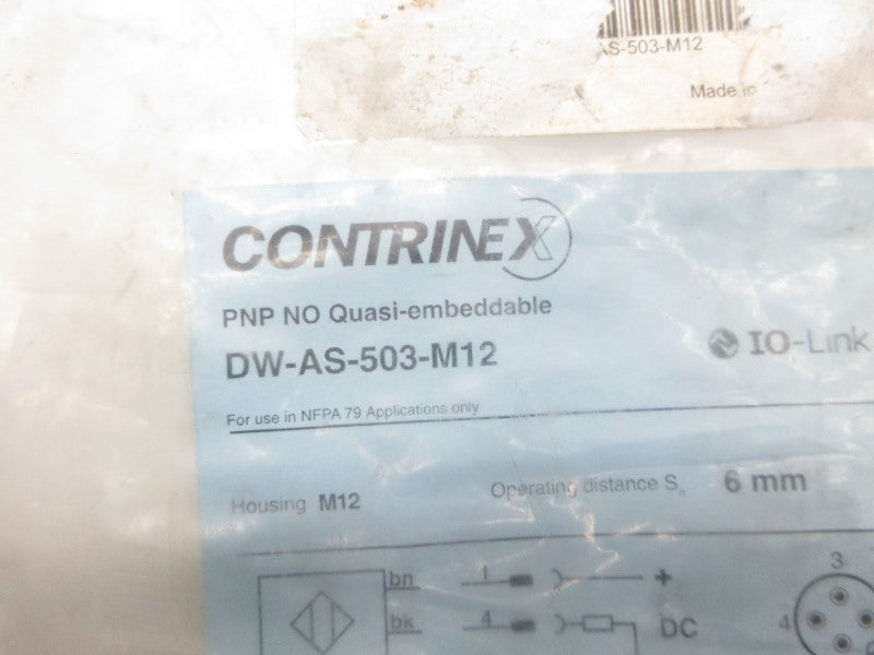 CONTRINEX DW-AS-503-M12 10-30VDC NSMP