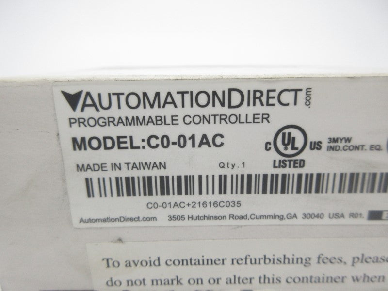 AUTOMATION DIRECT C0-01AC 100-240VAC 1A NSMP
