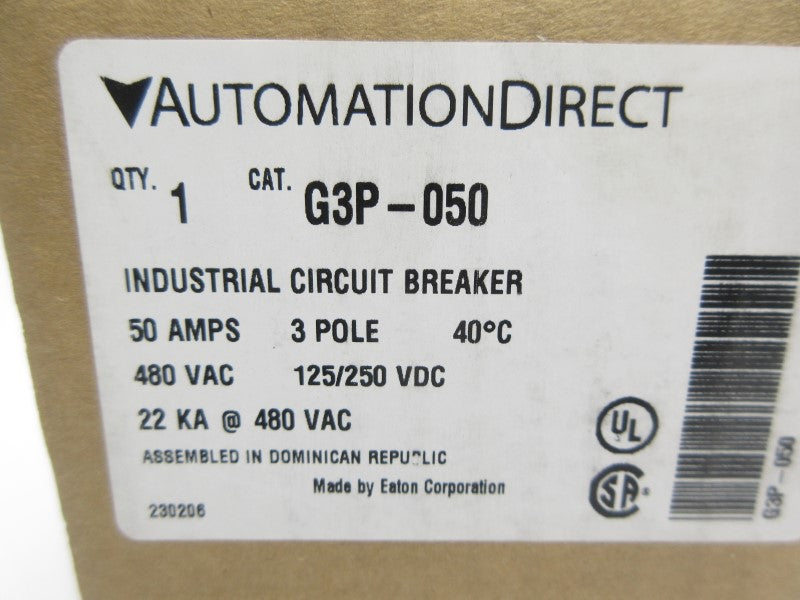 AUTOMATION DIRECT G3P-050 480VAC 50A NSMP
