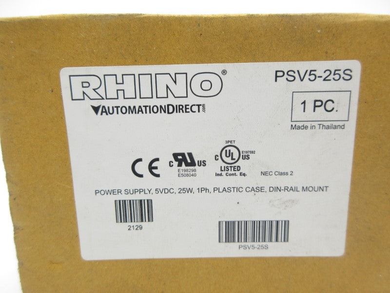 RHINO PSV5-25S 100-240V 0.8A NSMP