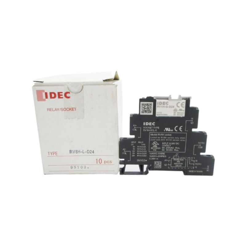 IDEC RV8H-L-D24 24V 6A (PKG OF 10) NSMP