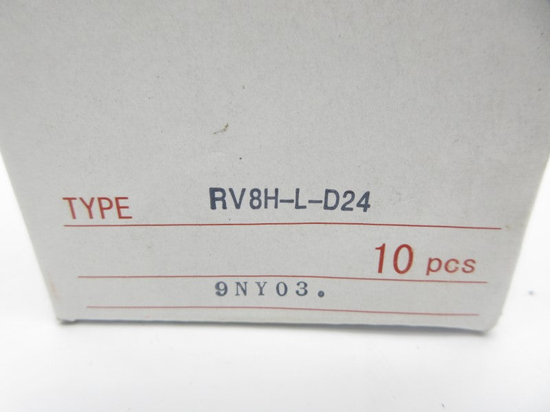 IDEC RV8H-L-D24 24V 6A (PKG OF 10) NSMP