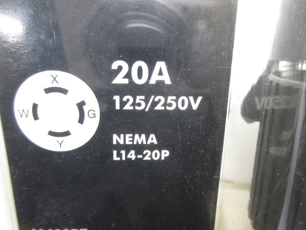 HUBBELL L14-20P 125/250V 20A NSMP