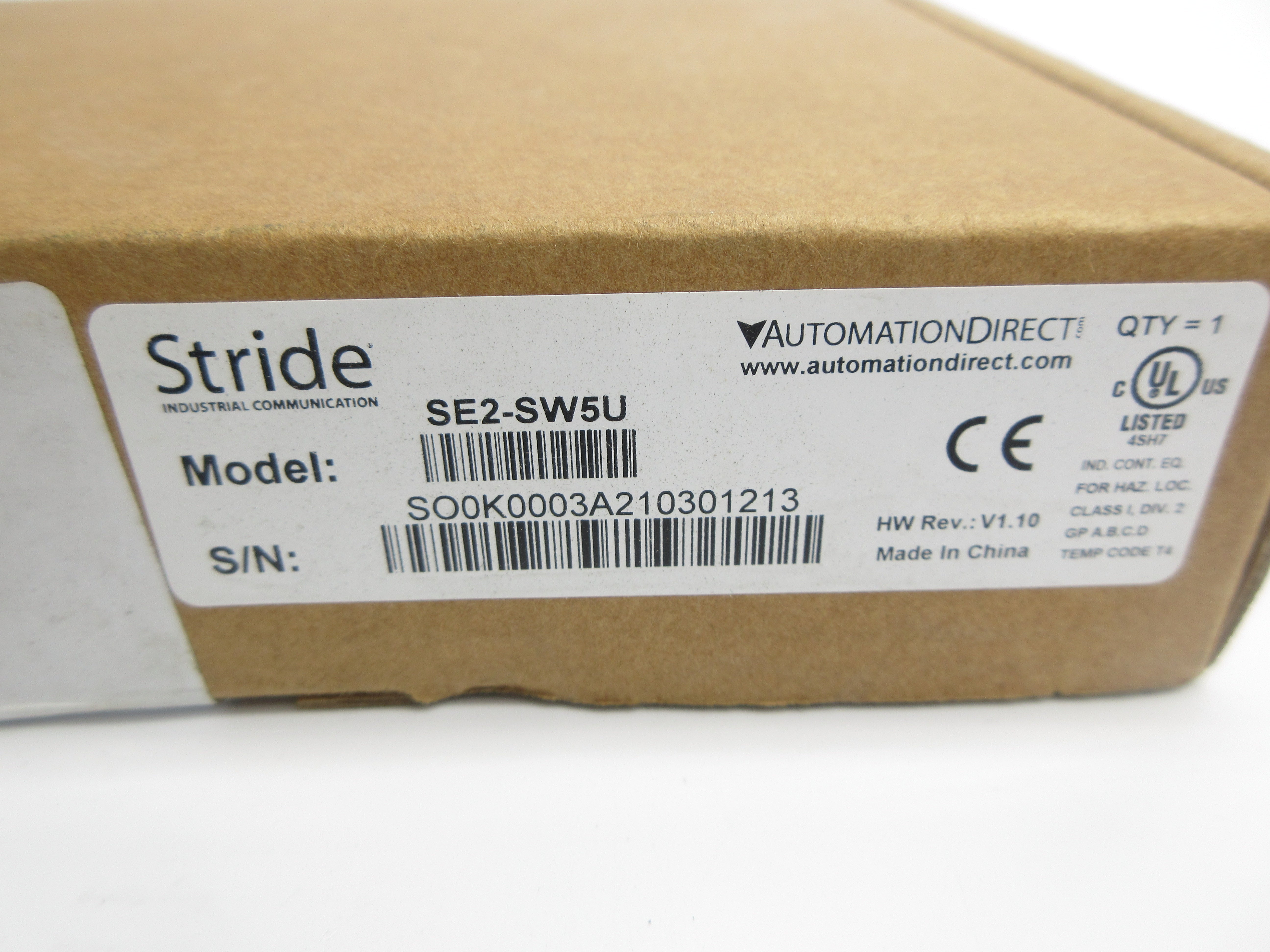 AUTOMATION DIRECT SE2-SW5U REV. V1. 10 NSFS