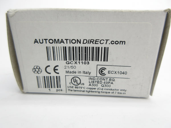 AUTOMATION DIRECT GCX1103 NSFS