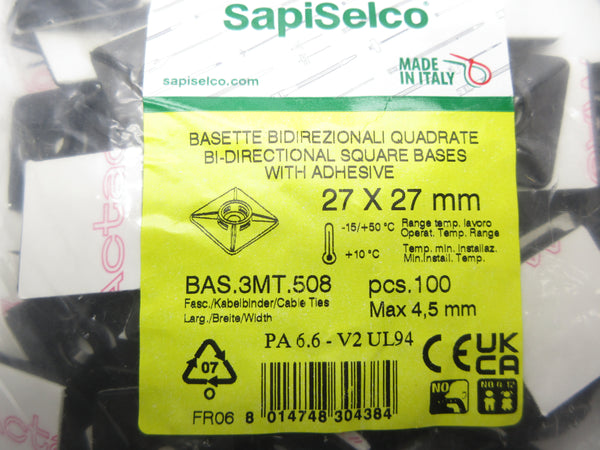SAPISELCO BAS.3MT.508 (PKG OF 100) NSMP