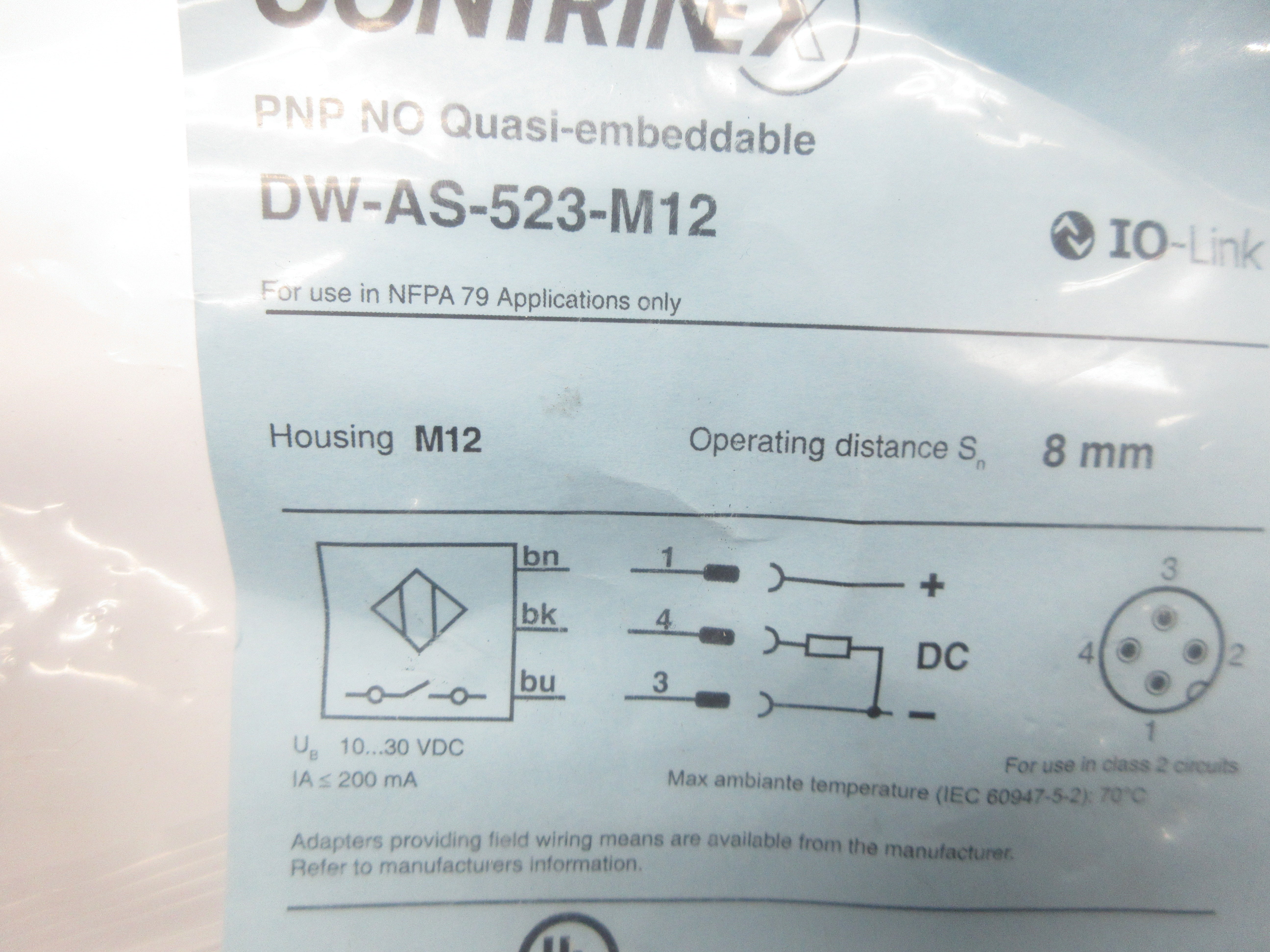 CONTRINEX DW-AS-523-M12 10-30VDC NSMP