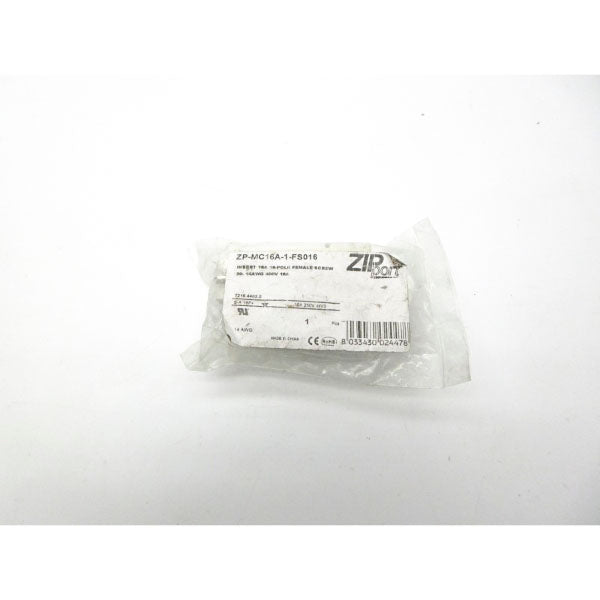 ZIP PORT ZP-MC16A-1-FS016 600V 16A NSMP