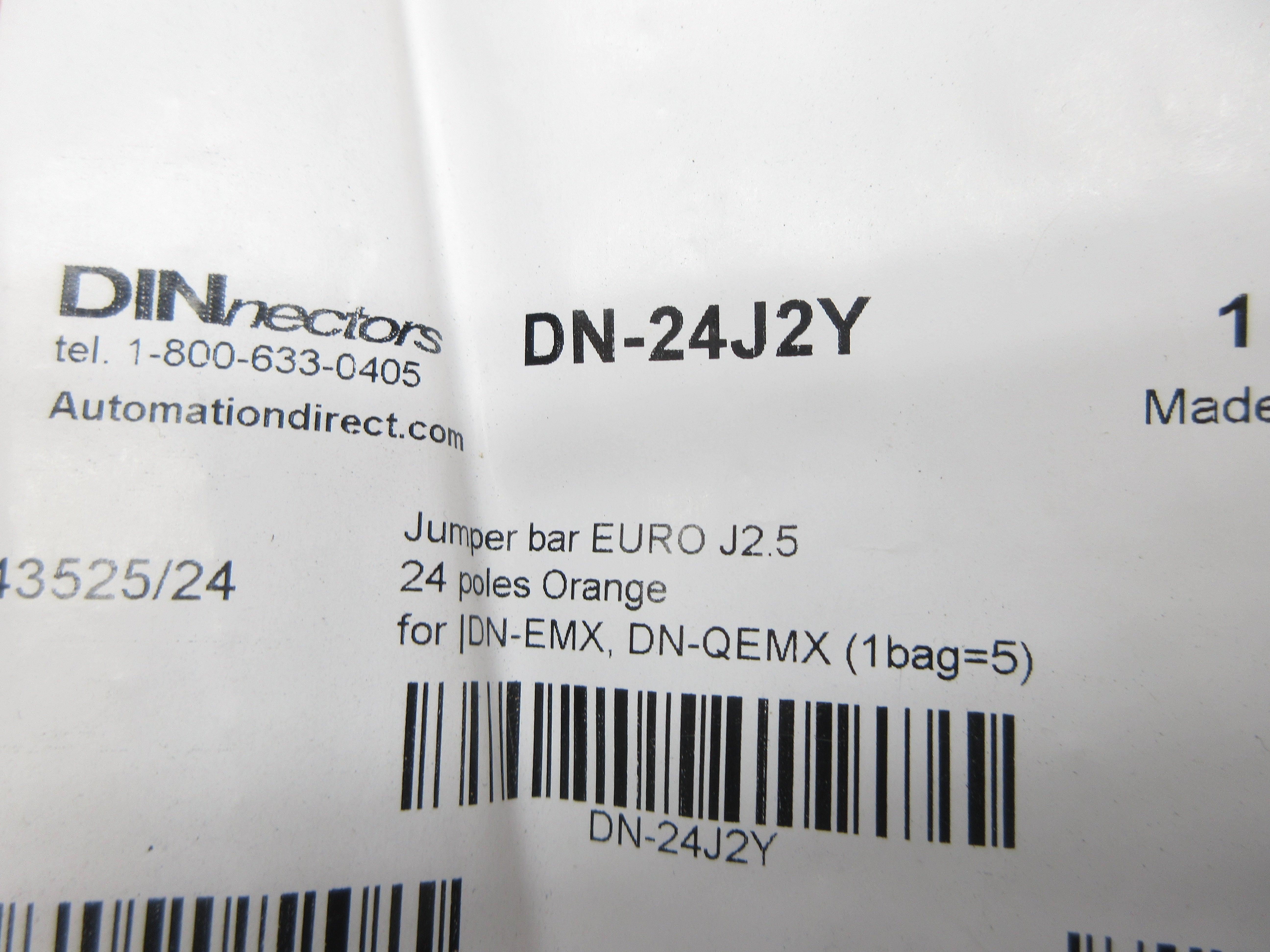 DINNECTORS DN-24J2Y (PKG OF 5) NSMP