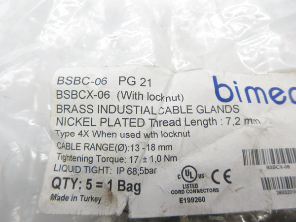 BIMED BSBC-06 (PKG OF 5) NSMP