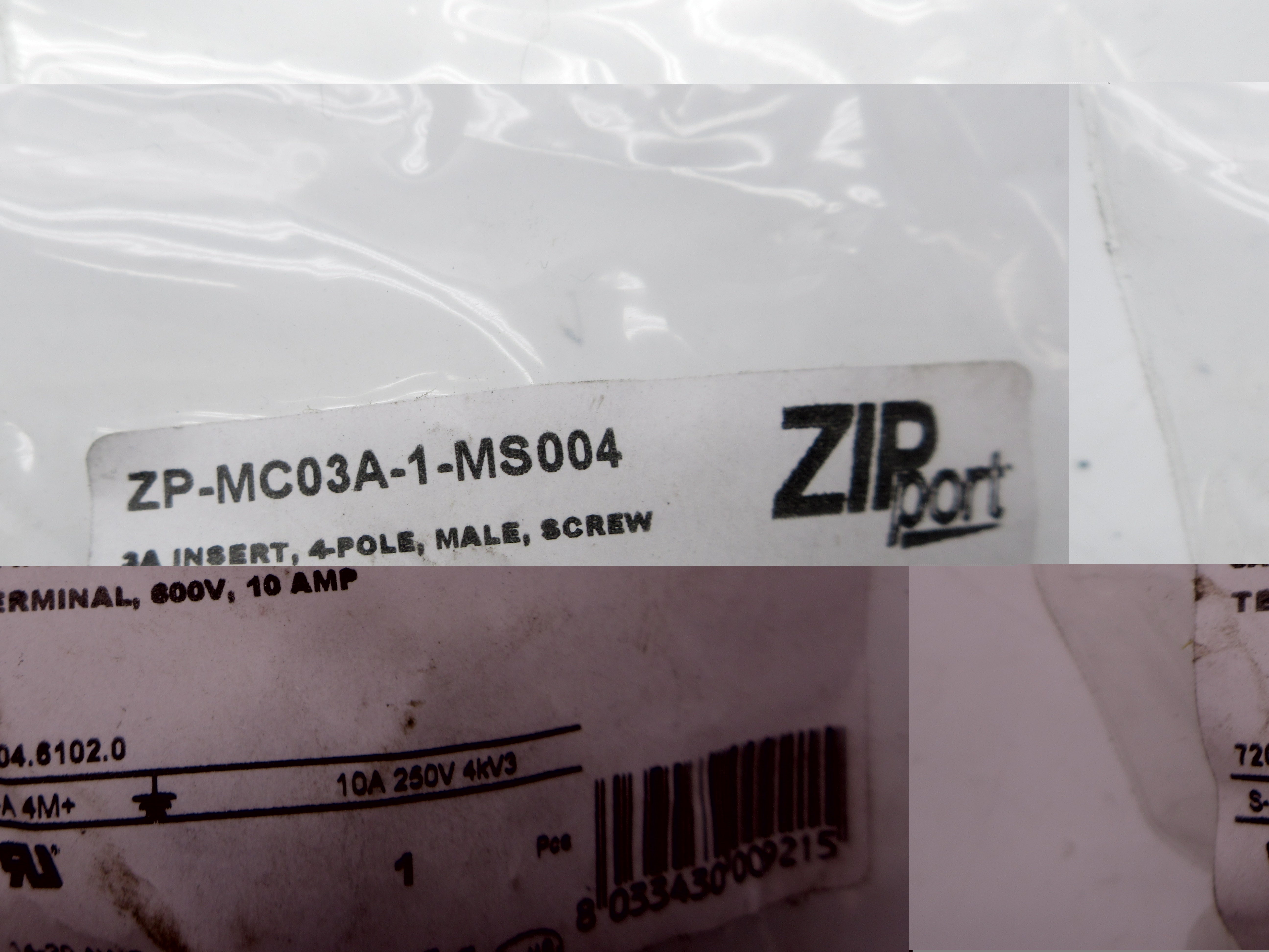 ZIP PORT ZP-MC03A-1-MS004 600V 10A NSMP