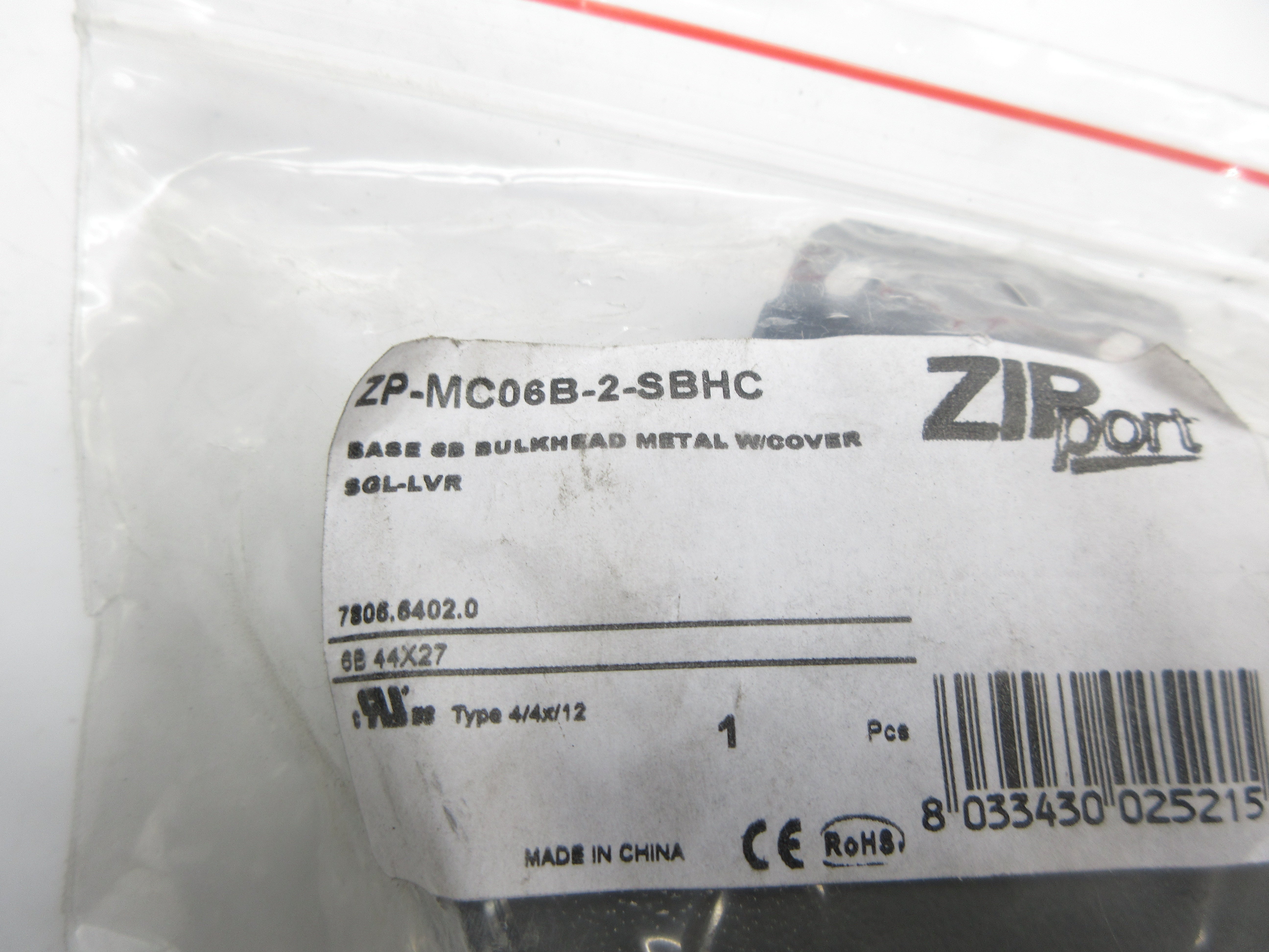 ZIP PORT ZP-MC06B-2-SBHC NSMP
