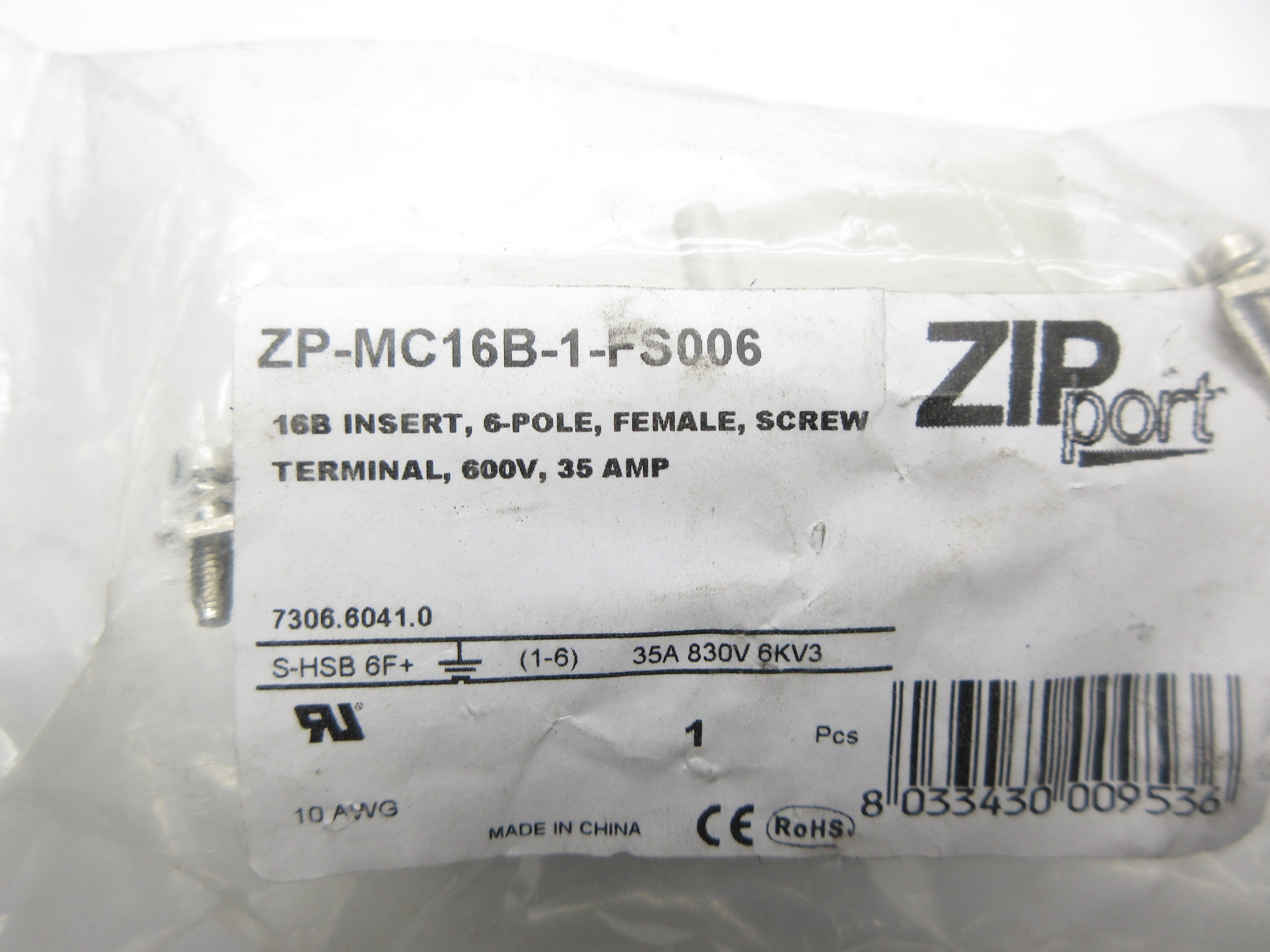 ZIP PORT ZP-MC16B-1-FS006 600V 35A NSMP