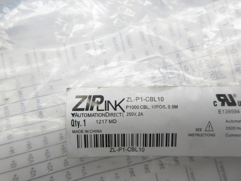 ZIP LINK ZL-P1-CBL10 250V 2A NSMP
