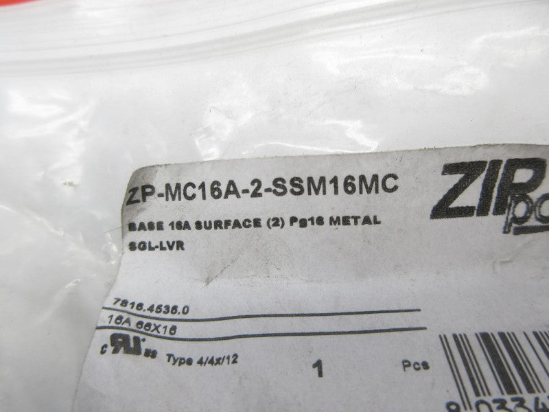 ZIP PORT ZP-MC16A-2-SSM16MC 16A NSMP